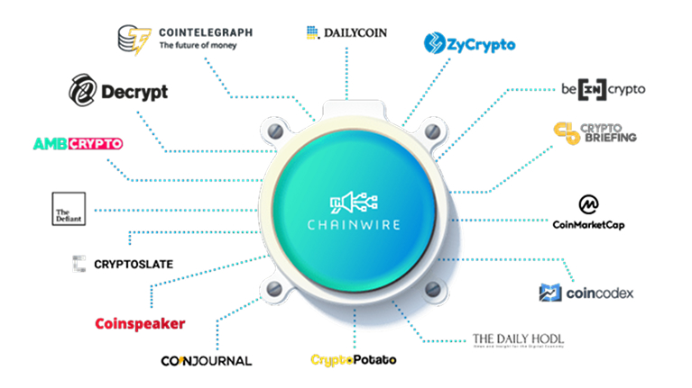 Blockchain-focused PR distribution